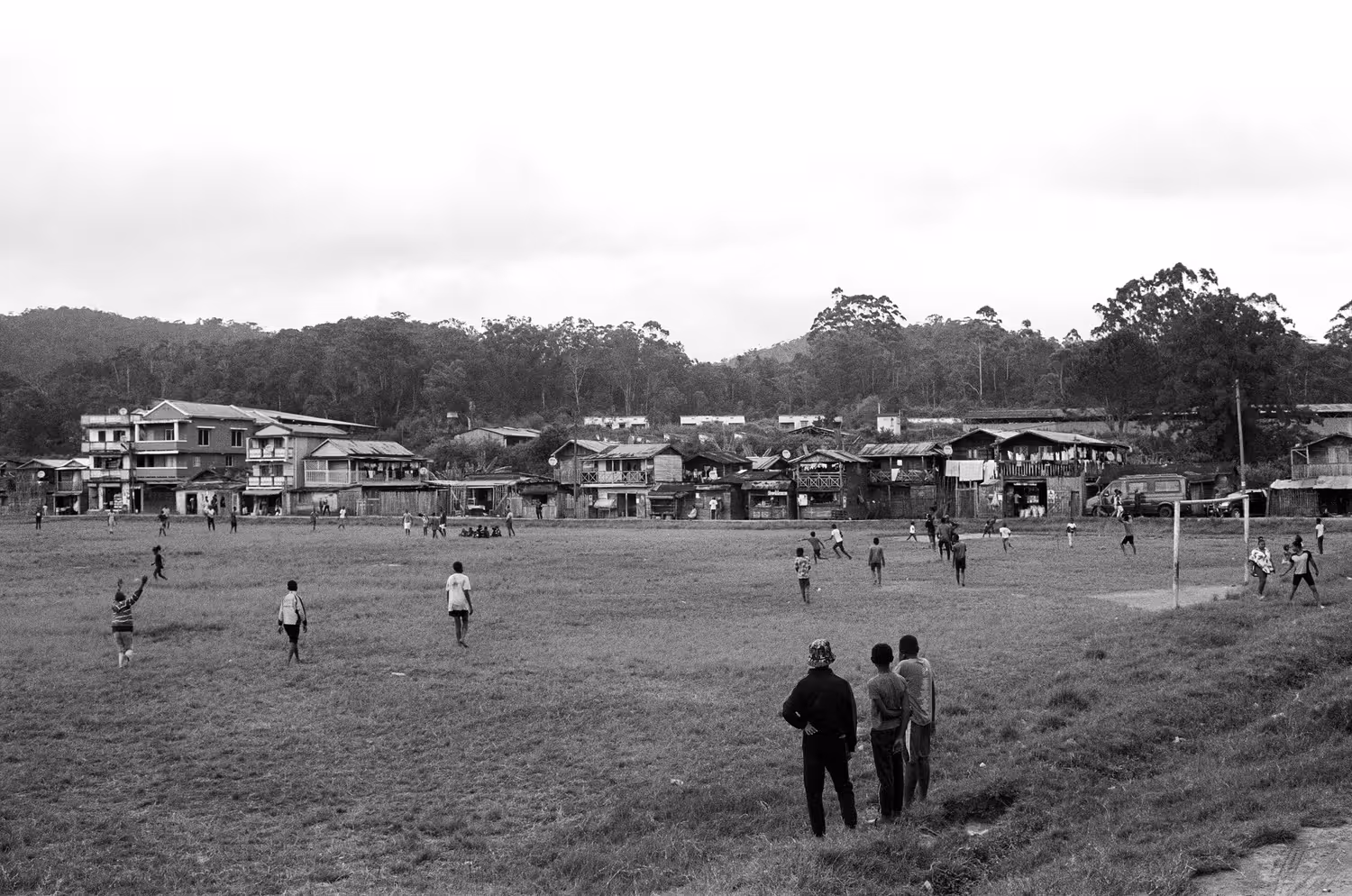 Soccer game in Andasibe